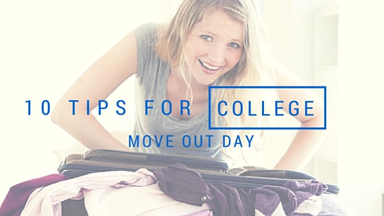 10 Tips for College Move out Day