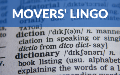 Movers’ Lingo