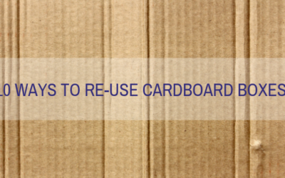 10 Ways to Re-use Cardboard Boxes