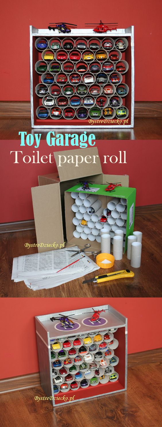 Cardboard Toy Garage